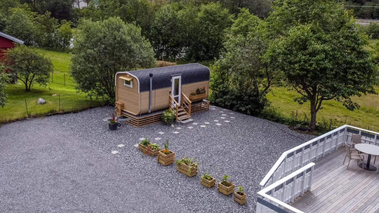 Villa Tiny House With Terrace Flåm Exterior foto
